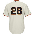 Buster Posey San Francisco Giants Majestic Official Team Cool Base Player Jersey - Cream , MLB Jersey