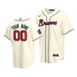 Atlanta Braves Custom #00 2021 MLB All-Star Game Patch Jersey Cream , MLB Jersey