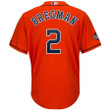 Alex Bregman Houston Astros Majestic 2019 World Series Bound Official Cool Base Player Jersey - Orange , MLB Jersey