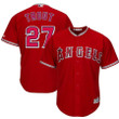 Mike Trout Los Angeles Angels Majestic Cool Base Player Jersey - Scarlet , MLB Jersey