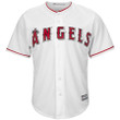 Mike Trout #27 Los Angeles Angels Majestic Big And Tall Cool Base Player Jersey - White , MLB Jersey