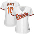 Adam Jones Baltimore Orioles Majestic Women's Cool Base Player Jersey - White , MLB Jersey
