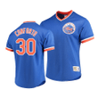 Men's New York Mets Michael Conforto #30 Cooperstown Collection Mesh V-Neck Jersey Royal , MLB Jersey
