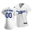 Dodger Jersey Custom, Dodgers Custom #00 2020 World Series Champions White Home Women's Replica Jersey