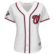 Max Scherzer Washington Nationals Majestic Women's 2019 World Series Champions Home Official Cool Base Bar Patch Player Jersey - White , MLB Jersey
