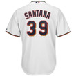 Daniel Santana Minnesota Twins Majestic Cool Base Player Jersey - White , MLB Jersey