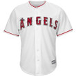 Jefry Marté Los Angeles Angels Majestic Home Cool Base Replica Player Jersey - White , MLB Jersey