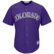 Colorado Rockies Majestic Alternate Official Cool Base Team Replica Jersey - Purple , MLB Jersey