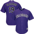 Charlie Blackmon Colorado Rockies Majestic Alternate Official Cool Base Replica Player Jersey - Purple , MLB Jersey