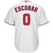 Yunel Escobar Los Angeles Angels Majestic Home Official Cool Base Replica Player Jersey - White , MLB Jersey