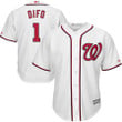 Wilmer Difo Washington Nationals Majestic Home Cool Base Player Jersey - White Color , MLB Jersey