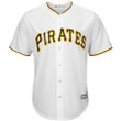 Starling Marte Pittsburgh Pirates Majestic Cool Base Player Jersey - White , MLB Jersey