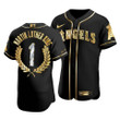 Men's Los Angeles Angels Martin Luther King Black Special Golden Edition Jersey , MLB Jersey