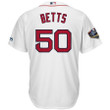 Mookie Betts Boston Red Sox Majestic 2018 World Series Cool Base Player Jersey - White , MLB Jersey