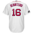 Andrew Benintendi Boston Red Sox Majestic 2019 London Series Cool Base Player Jersey - White , MLB Jersey