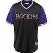 Colorado Rockies Majestic 2020 Players' Weekend Cool Base Pick-A-Player Roster Jersey - Black Purple , MLB Jersey