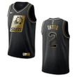 Men's Phoenix Suns #2 Elie Okobo Golden Edition Jersey - Black , Basketball Jersey