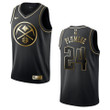Men's Denver Nuggets #24 Mason Plumlee Golden Edition Jersey - Black , Basketball Jersey