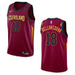 Men's Cleveland Cavaliers #18 Matthew Dellavedova Icon Edition Swingman Jersey - Maroon , Basketball Jersey