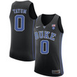 Male Duke Blue Devils Black Jayson Tatum College Basketball Performance Jersey