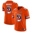 Florida Gators Orange Dre Massey College Football Portrait Jersey