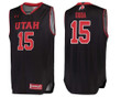 Utah Utes Black Nate Duda College Basketball Jersey