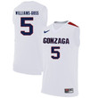 Male Gonzaga Bulldogs White Nigel Williams-Goss NCAA College Basketball Jersey