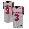 Male North Carolina State Wolfpack White Terry Henderson NCAA College Basketball Jersey