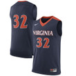 Virginia Cavaliers #32 Navy Basketball Jersey