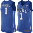 Male Duke Blue Devils Royal Kyrie Irving College Basketball Performance Jersey
