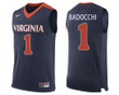 Virginia Cavaliers Navy Francesco Badocchi College Basketball Jersey