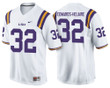 Male LSU Tigers White Clyde Edwards-helaire NCAA Football Jersey