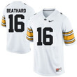 Iowa Hawkeyes #16 C.J. Beathard White Football Jersey