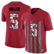 Men Ohio State Buckeyes Red Braxton Miller NCAA Football Fashion Jersey