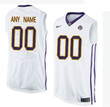 Youth LSU Tigers White College Basketball Team Performance Customized Jersey