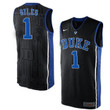 Male Duke Blue Devils Black Harry Giles College Basketball Jersey