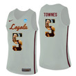 Loyola Ramblers White Marques Townes College Basketball Portrait Jersey