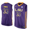 Male LSU Tigers Purple Shaquille O'Neal College Basketball Jersey