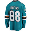 Brent Burns San Jose Sharks Wairaiders Breakaway Player Jersey - Teal , NHL Jersey, Hockey Jerseys