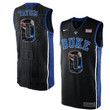 Duke Blue Devils Black Jayson Tatum NCAA College Basketball Player Portrait Fashion Jersey