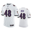 Baltimore Ravens #48 Patrick Queen White 2020 Draft Vapor Limited Jersey