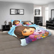 Cartoon Movies Dora the Explorer v (1) 3D Customized Personalized  Bedding Sets
