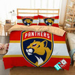 NHL Florida Panthers 1 Logo 3D Personalized Customized Bedding Sets Duvet Cover Bedroom Set Bedset Bedlinen N