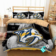NHL Nashville Predators 3 Logo 3D Personalized Customized Bedding Sets Duvet Cover Bedroom Set Bedset Bedlinen N