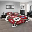 Firefighter Adell-Whitt Volunteer Fire Department 3D Customized Personalized  Bedding Sets