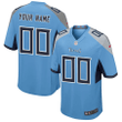 Custom Nfl Jersey, Tennessee Titans Alternate Game Jersey - Custom - Youth