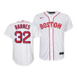 Boston Red Sox Matt Barnes #32 2021 Patriots' Day Replica YouthWhite Jersey