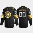 Boston Bruins Custom #00 2020-21 2021 Golden Edition Limited  Black Jersey - Youth