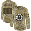 Men's Custom NHL Boston Bruins Personalized Camo NHL Jersey