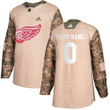 Youth's Custom Detroit Red Wings   Veterans Day Practice Jersey (Camo)